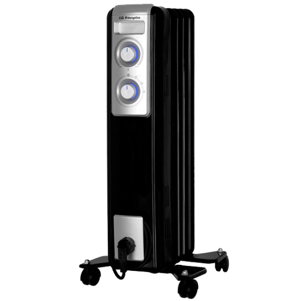 Aquecedor/Radiador de Óleo (5 Elementos) 1000W Preto - ORBEGOZO