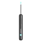Otoscópio R1 c/ Câmara p/ Limpeza de Ouvidos (Preto) - BEBIRD