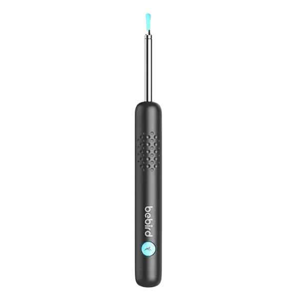 Otoscópio R1 c/ Câmara p/ Limpeza de Ouvidos (Preto) - BEBIRD