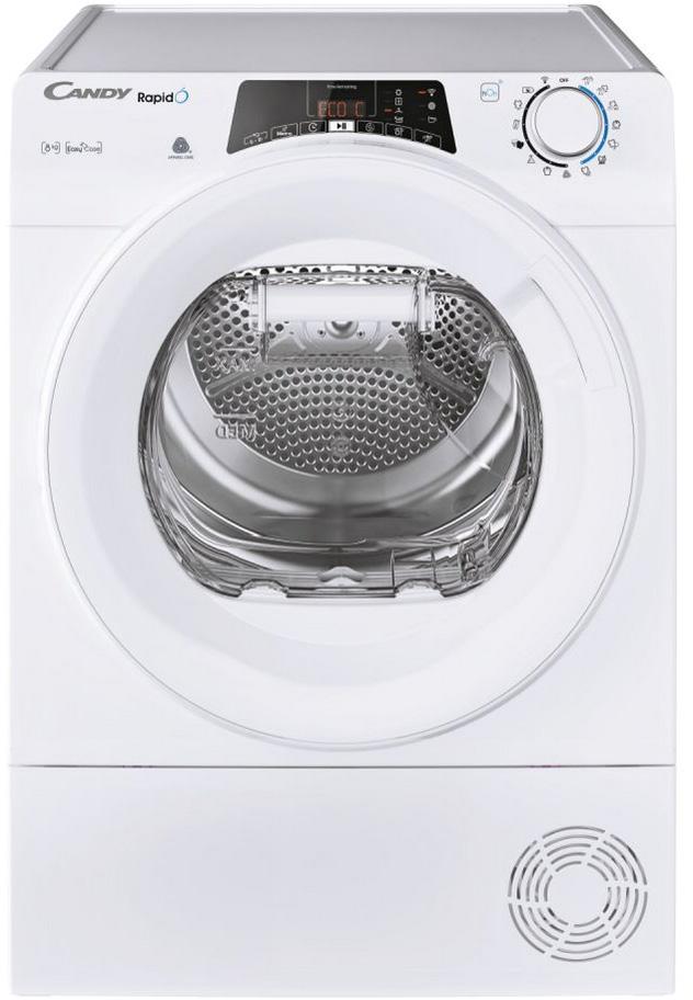 Máquina de Secar Roupa RapidÓ ROE H8A2TE - S 8Kg (Branco) - CANDY