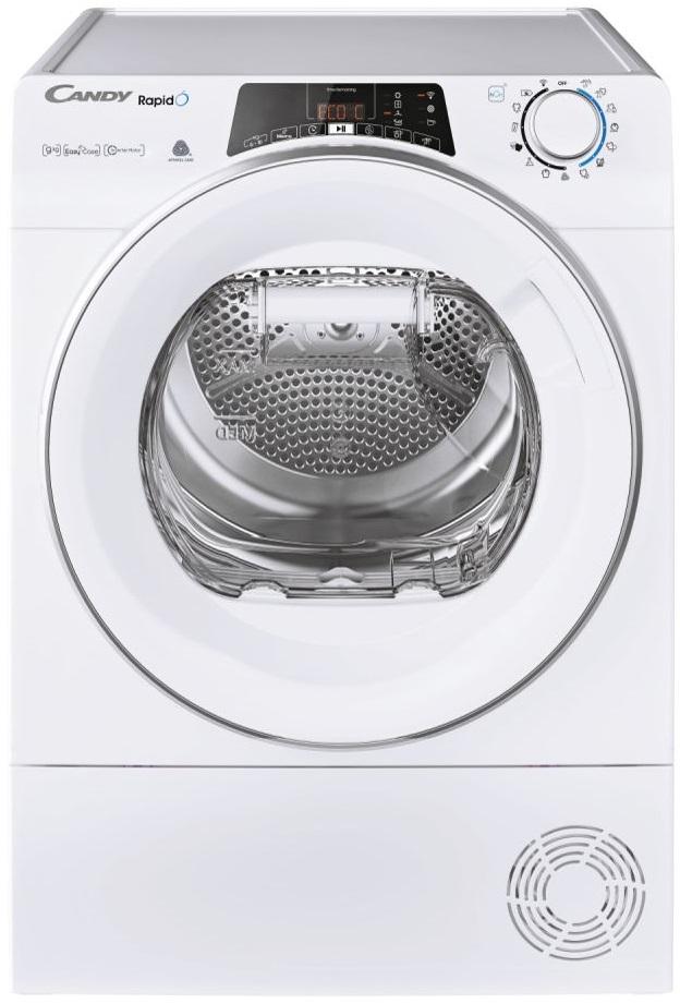 Máquina de Secar Roupa RapidÓ ROE H9A3TSEX - S 9Kg (Branco) - CANDY