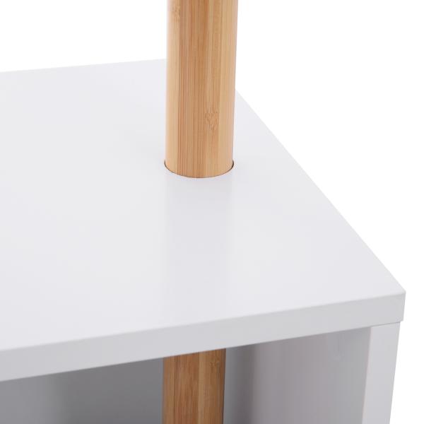Cabide de Pé com Sapateira Pendurador 40x30x180cm