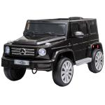 Carro Elétrico BENZ G500 Todo - o - Terreno com Bateria 12V Veículo Elétrico com Música Buzina Velocidade 3 - 5 km/h Preto
