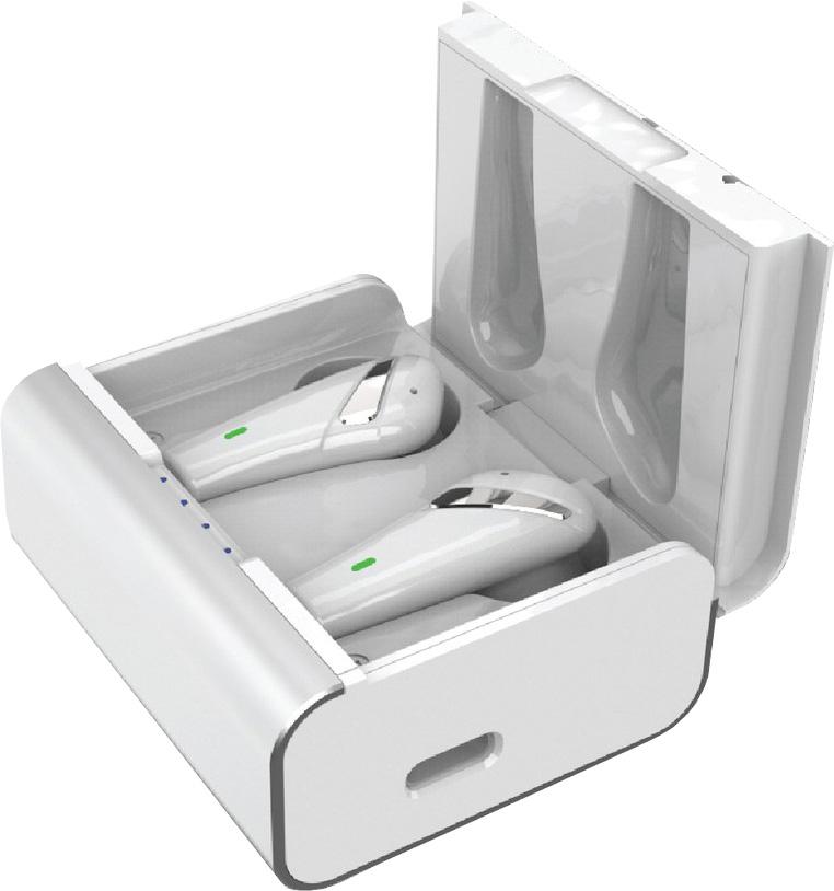 Auriculares Tws Enc Pods Bluetooth c/ Caixa de Carregamento (Branco) - SAMI