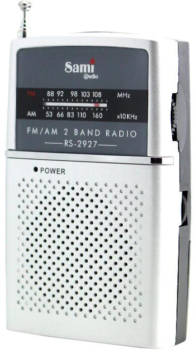 Rádio Portátil RS - 2927 2Band AM/FM c/ Auriculares - SAMI