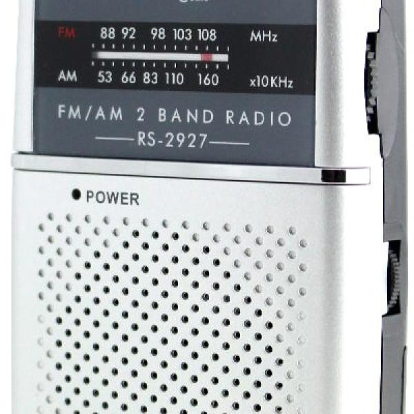 Rádio Portátil RS - 2927 2Band AM/FM c/ Auriculares - SAMI