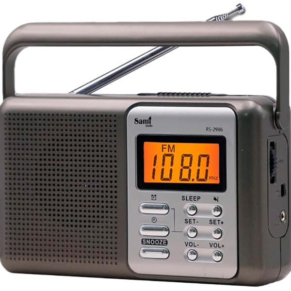 Rádio AM/FM Digital c/ Despertador - SAMI