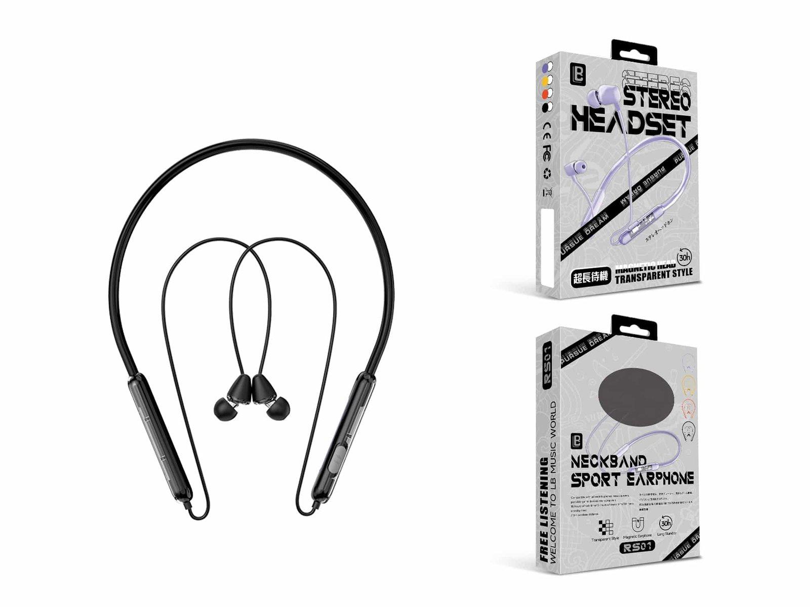 RS01 AURICULAR DESPORTO NEGRO