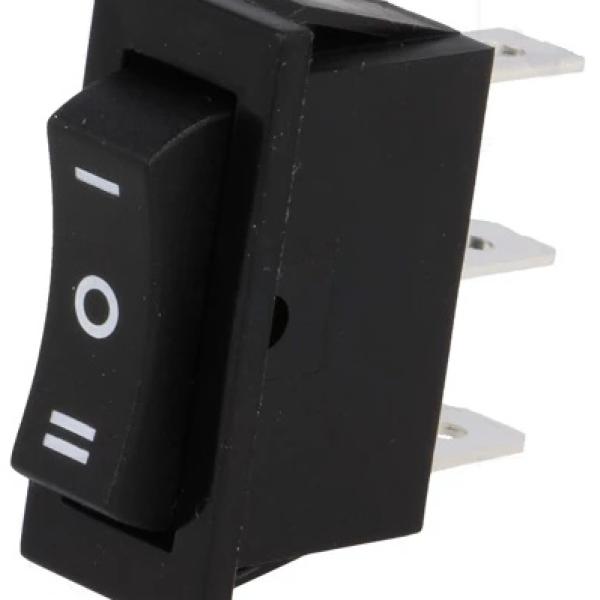 Interruptor Pressão (ON) - OFF - (ON) 10A 250V - Preto