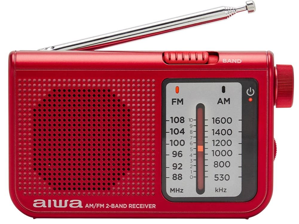 Rádio Portátil AM/FM Analógico RS - 55RD (Vermelho) - AIWA