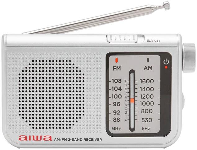 Rádio Portátil AM/FM Analógico RS - 55SL (Prateado) - AIWA