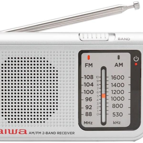 Rádio Portátil AM/FM Analógico RS - 55SL (Prateado) - AIWA