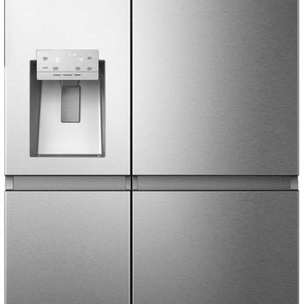 Frigorífico Americano Side by Side RS818N4IIE1 632L No Frost (Inox) - HISENSE