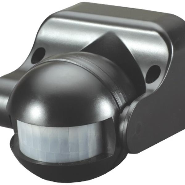 Sensor de Movimento PIR 220V 180º - Preto