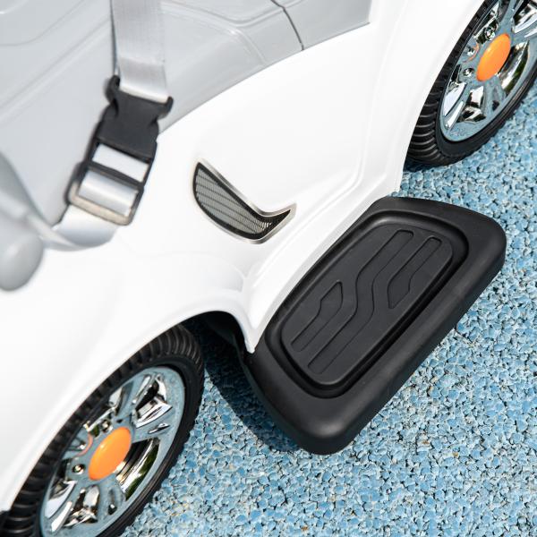Carro Andador para Crianças 12 - 36 Meses com Espaço de Armazenamento Design de Robot com Olhos Luminosos Música Buzina 89x44,5x84 cm Branco