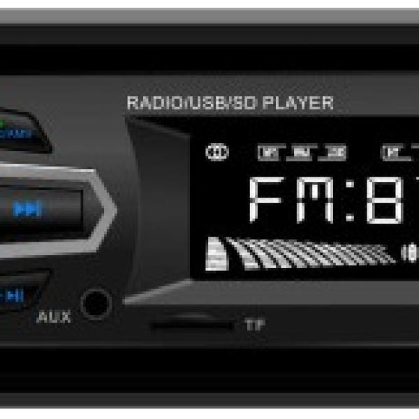 Auto - Rádio AM/FM c/ Bluetooth (Preto) - ROADSTAR