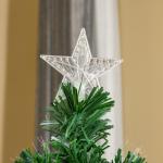 Árvore de Natal Artificial 150 cm Árvore de Natal com Fibra Óptica e Suporte Metálico Decoração de Natal Ø75x150 cm Verde