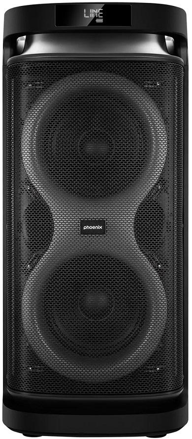 Coluna RumbleBoss XL 160W c/ 2 Microfones (Preto) - PHOENIX