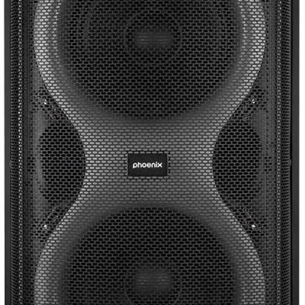 Coluna RumbleBoss XL 160W c/ 2 Microfones (Preto) - PHOENIX