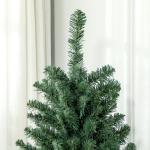 Árvore de Natal Artificial 180 cm com 760 Ramos de Arame de Memória e Base Recolhível Árvore de Natal Verde