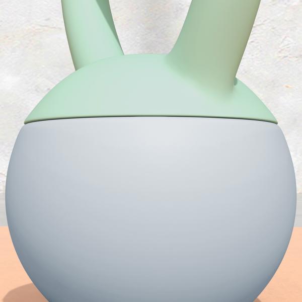 Kettlebell de 4 kg Pesa Russa Preenchida de Areia Metálica e Alça Antiderrapante 19x15x25 cm Verde