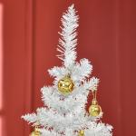 Árvore de Natal Artificial 180cm Ignífugo com 390 Ramos de PVC Decoração de Natal para Interiores Verde