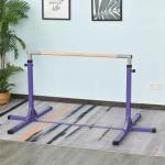 Barra de Ginástica para Crianças com Altura Ajustável 92 - 150 cm Barra Horizontal de Ginástica 194x121x150 cm Roxo