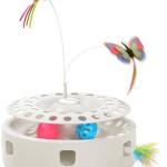 Brinquedo Interativo 3 - EM - 1 RWJTY823 - 02 p/ Gatos (Branco) - ROJECO