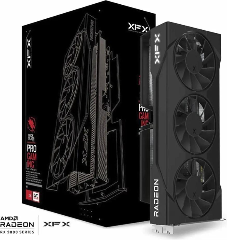 Placa Gráfica AMD Radeon RX 9060 XT RDNA 4 Swift OC Triple Fan Gaming Edition 16GB GDDR6 - XFX