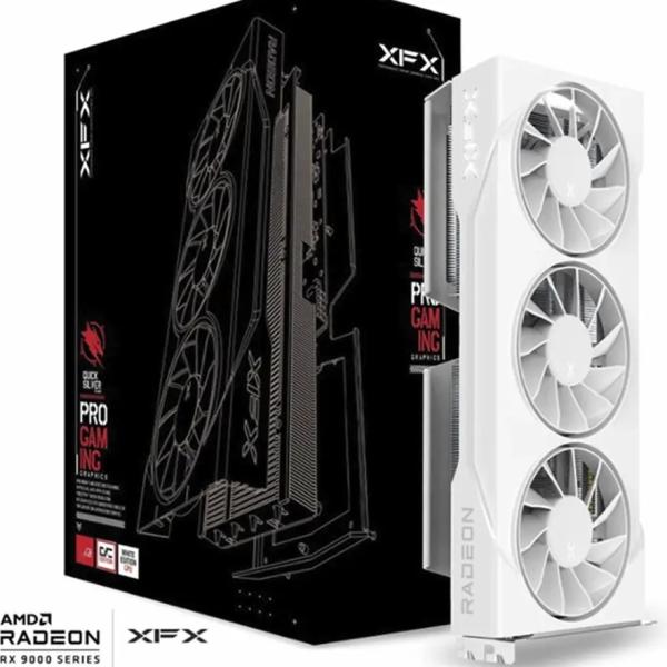 Placa Gráfica AMD Radeon RX 9060 XT Swift OC White Triple Fan Gaming Edition 16GB GDDR6 - XFX