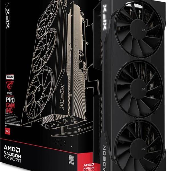 Placa Gráfica AMD Radeon RX 9070 RDNA 4 Swift OC Triple Fan Gaming 16GB GDDR6 - XFX