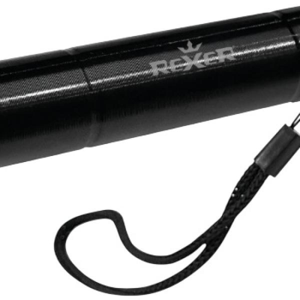 Lanterna de Mão Recarregável 3W 220mah 80lm (Preto) - REXER