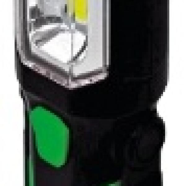 Lanterna de Mão 3W COB + 1W c/ Gancho e íman (Preto/Verde) - REXER