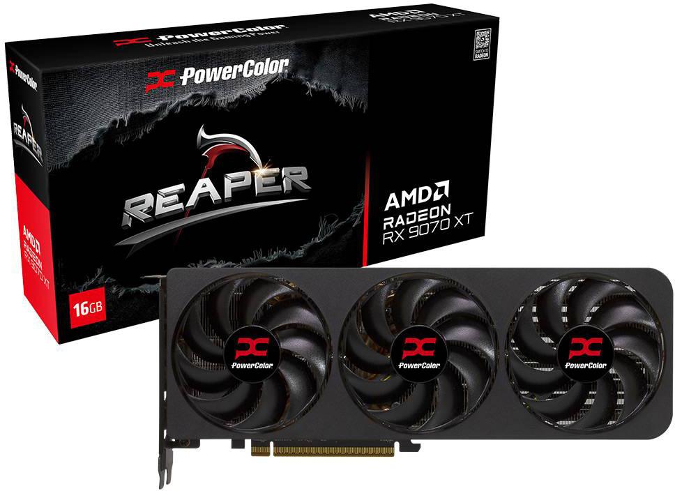 Placa Gráfica AMD RX 9070 XT RDNA 4 Reaper 16GB GDDR6 - POWERCOLOR