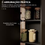 Mesa de Cozinha Dobrável Mesa de Madeira com 2 Prateleiras de Armazenamento e Rodas 75x140x74 cm Preto e Madeira