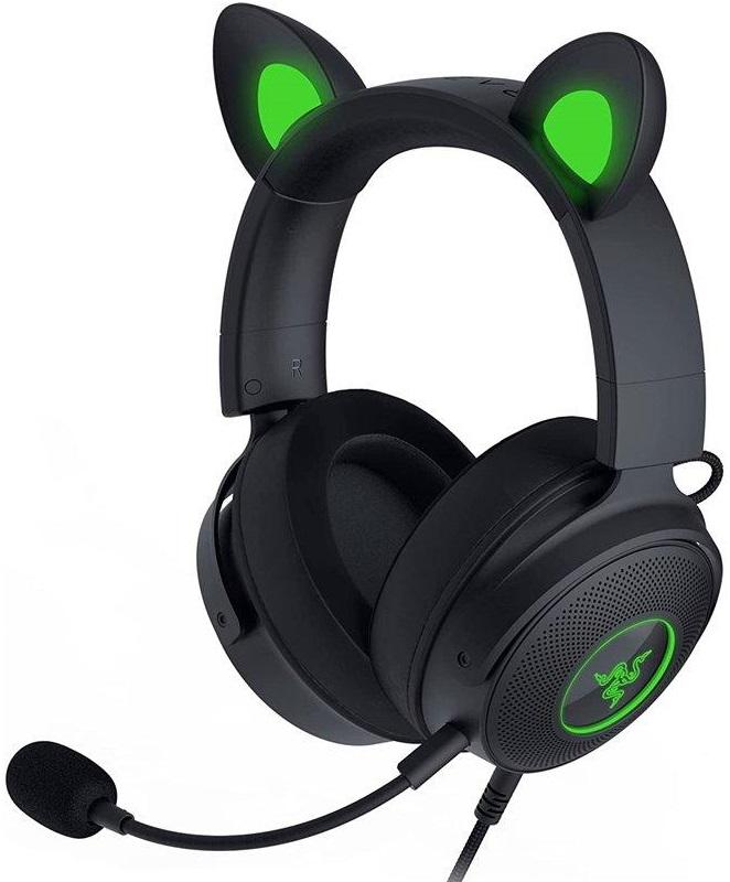 Auscultadores Headset Kraken Kitty V2 Pro (Preto) - RAZER
