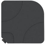 Base para Chapéu de Sol de 4 Peças Suporte para Chapéu de Sol para Jardim Pátio Exterior 50x50x7,5cm Preto