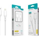Cabo de Dados Lightning Branco 1M,5A, S-083