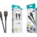 Cabo de Dados Lightning Negro 2M,5A, S-089