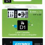 Fita Preto Sobre Transparente (7 mts/0,6cm) - DYMO