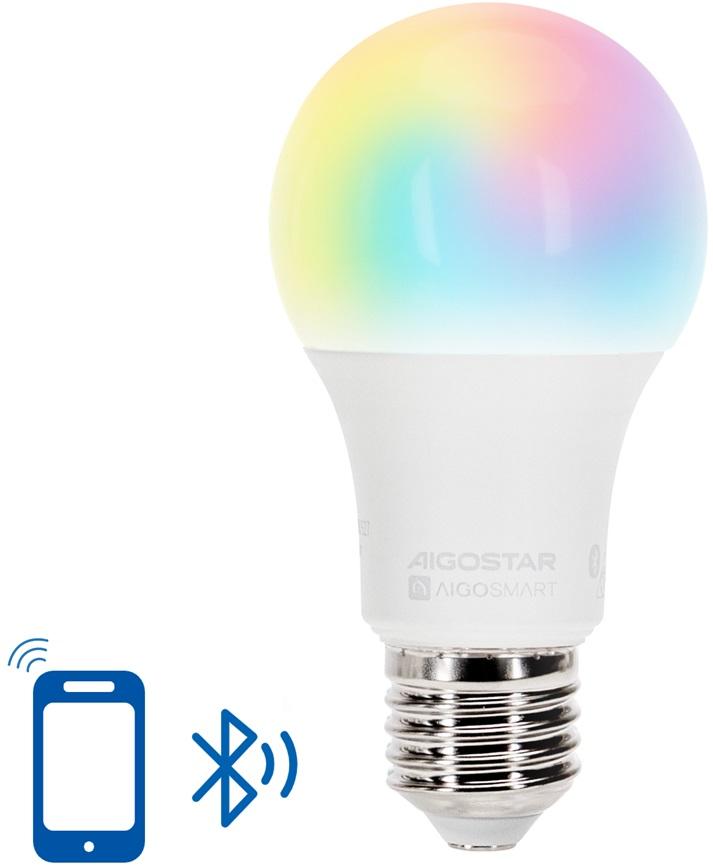 Lâmpada LED Inteligente E27 A60 Mesh Bluetooth 220V 12W RGB + 2700K~6500K 1150Lm