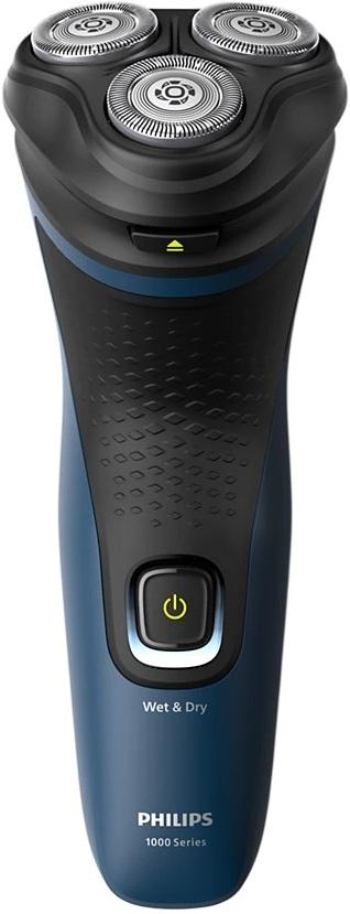 Máquina de Barbear Rotativa 1000 Series S1151/00 (Preto/Azul) - PHILIPS