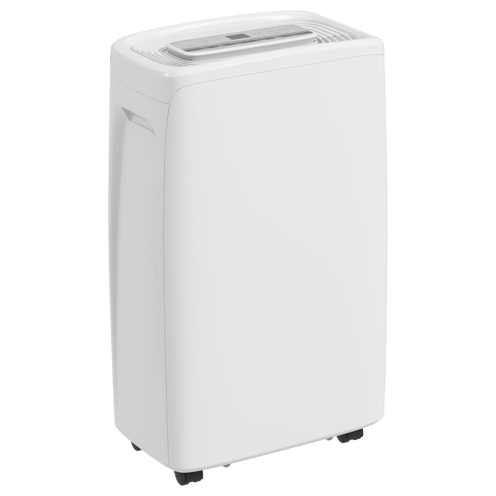 Desumidificador Elétrico 12L/Dia com 4 Modos 2 Velocidades Desligamento Automático Ecrã LED Temporizador 29x18x49 cm Branco