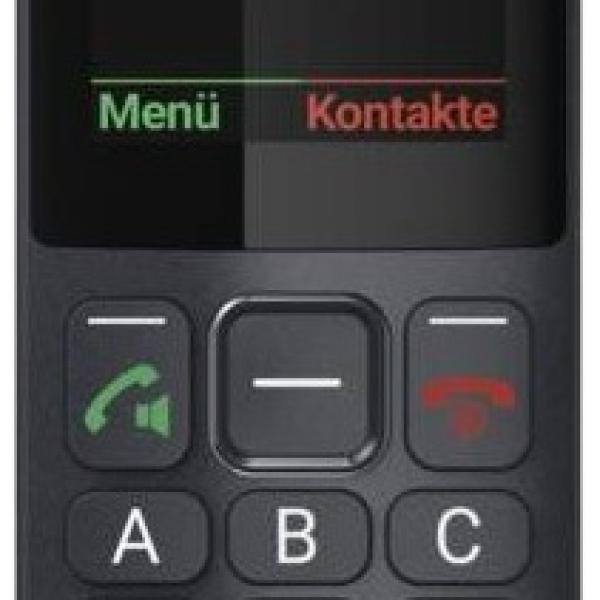 Telemóvel Sénior 2,4 Comfort 600 SIM (Preto/Cinzento) - GIGASET