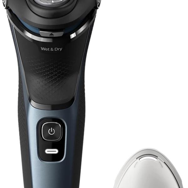 Máquina de Barbear Shaver 3000 Series Húmido/Seco c/ SkinProtect (Preto/Azul) - PHILIPS