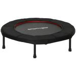Trampolim Fitness Ø102 cm Trampolim Fitness Dobrável com Estrutura de Aço Antiderrapante Ø102x22 cm Vermelho