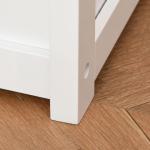 Organizador de Brinquedos para crianças acima de 2 anos Banco de Armazenamento Infantil de Madeira de Pinho com Tampa de Amortecimento e Encosto Alto para Sala de Jogos quarto 60x30x50cm Banco