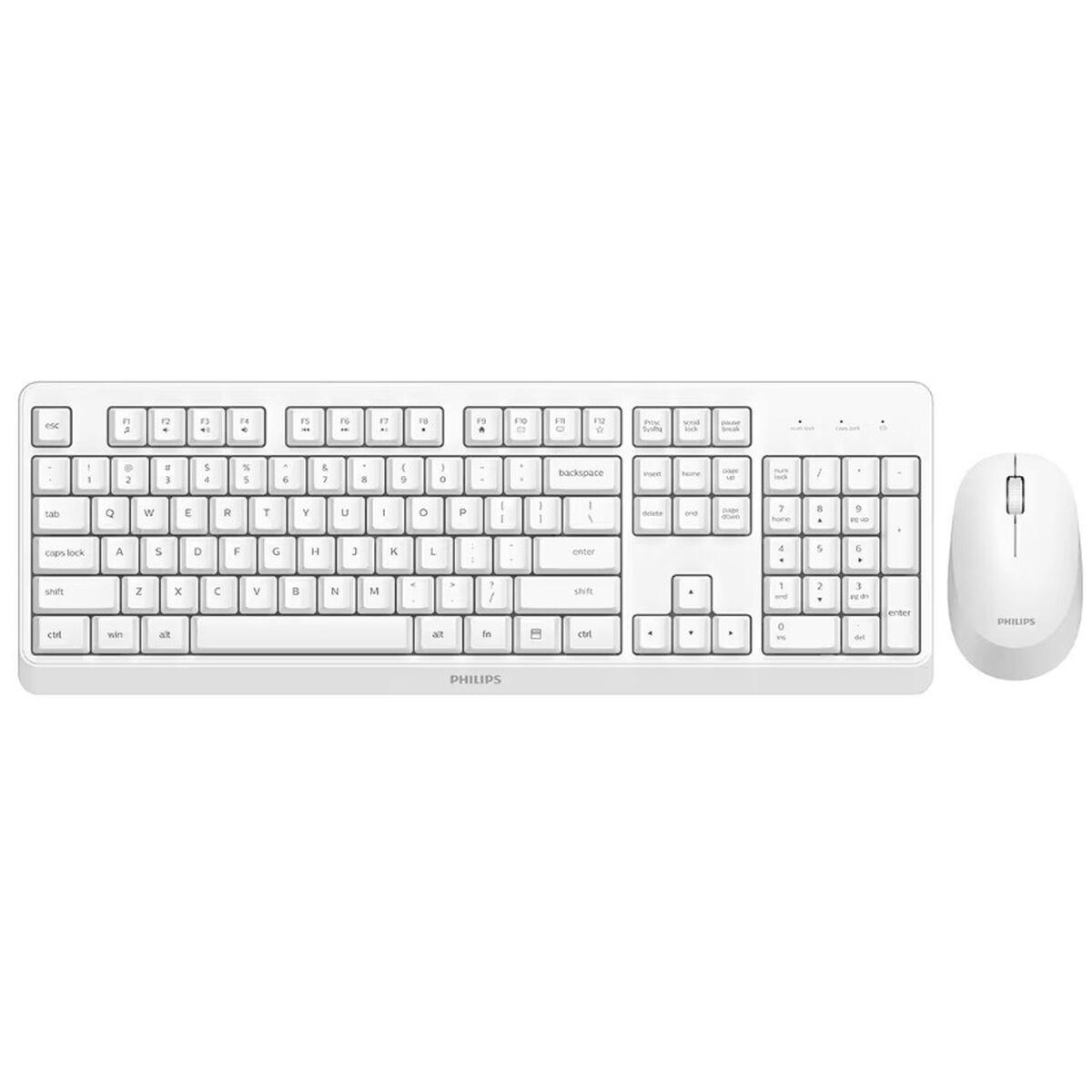 Teclado e Rato sem Fios Philips SPT6307WL/16