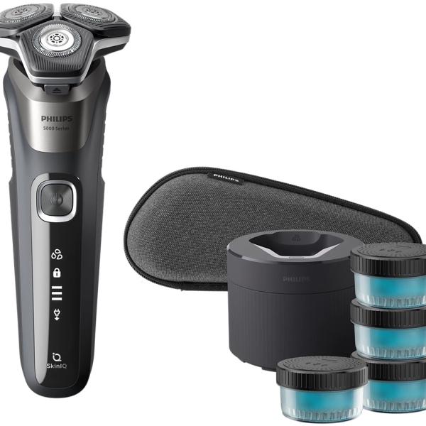 Máquina de Barbear Shaver Series 5000 Húmido/Seco c/ SkinIQ (Cinzento Carbono) - PHILIPS