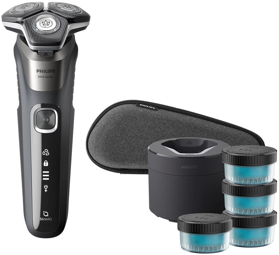 Máquina de Barbear Shaver Series 5000 Húmido/Seco c/ SkinIQ (Cinzento Carbono) - PHILIPS